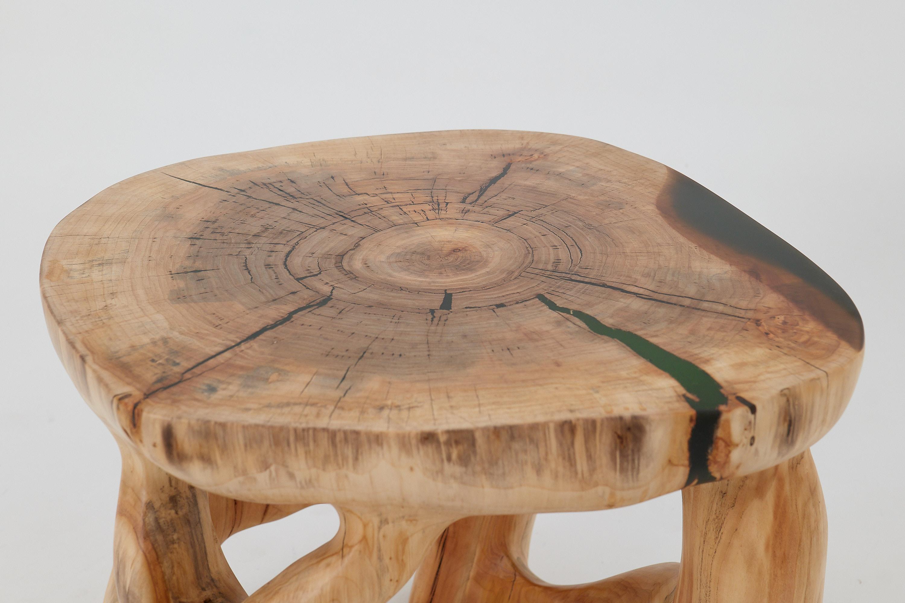 Logniture, Solid Wood Sculptural Coffee Table, Original Contemporary Design In New Condition For Sale In Stara Gradiška, HR