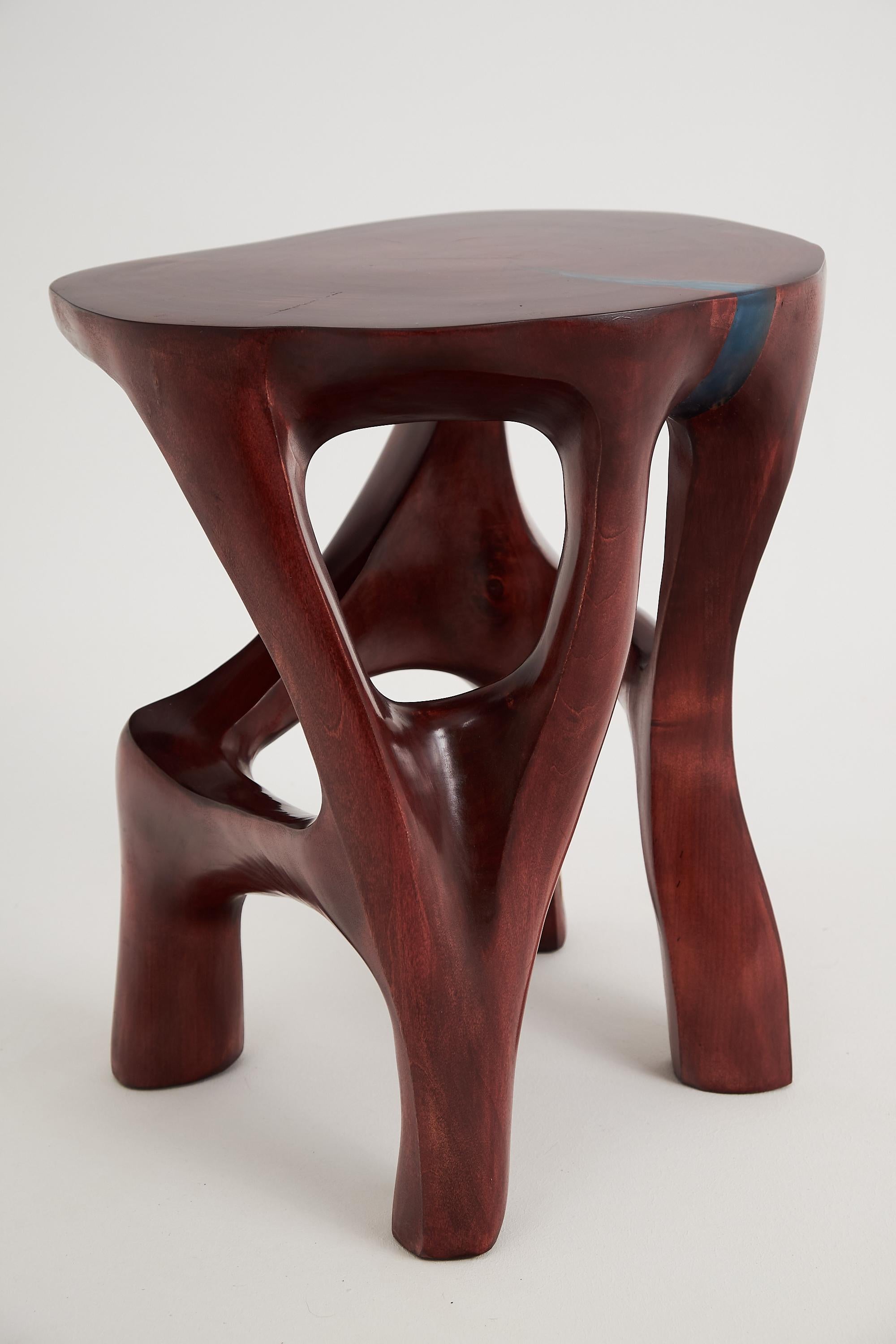 Logniture, Lato scultoreo in legno massiccio, originale 1/1, legno rosso in vendita 3
