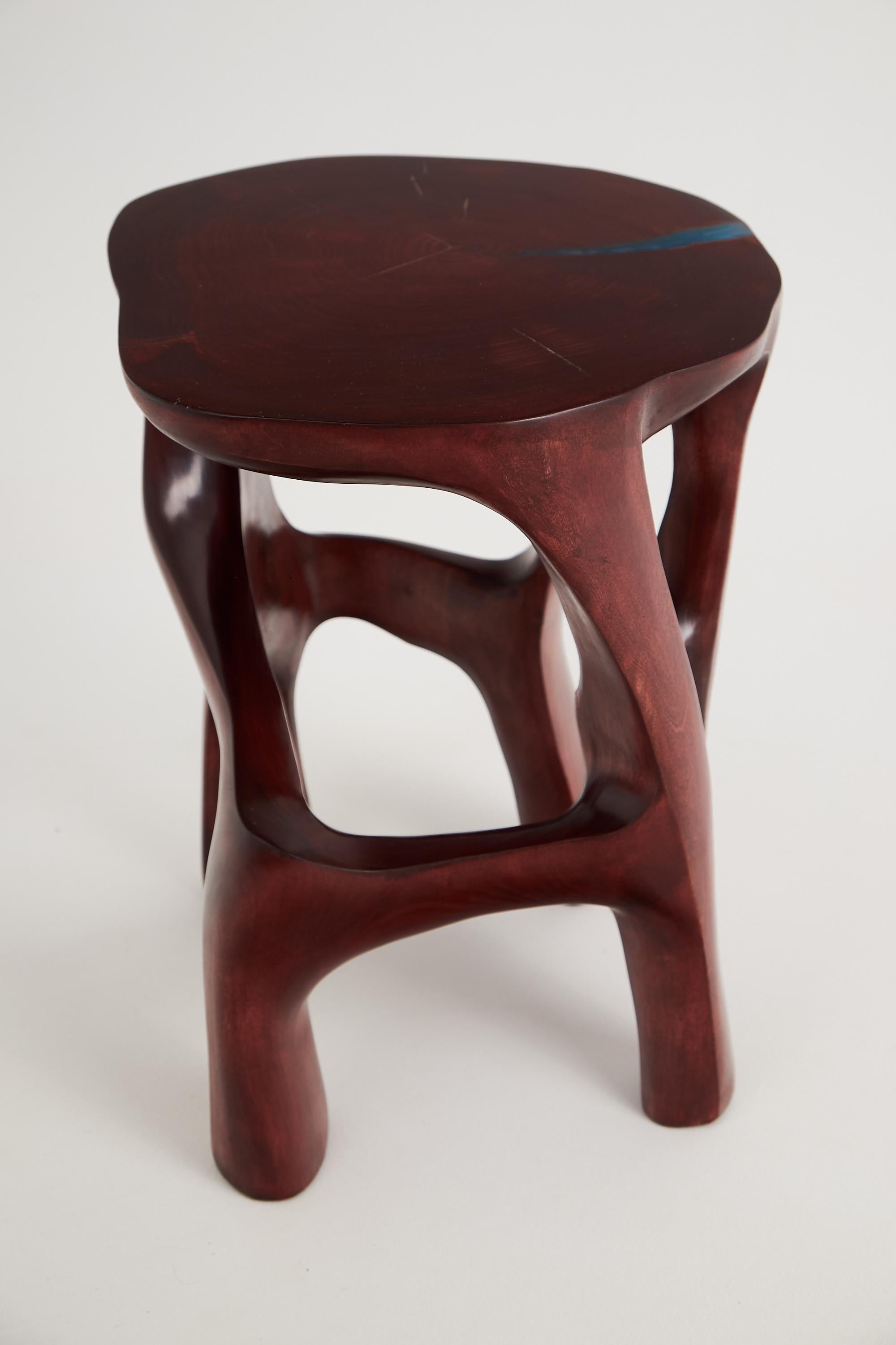Logniture, Lato scultoreo in legno massiccio, originale 1/1, legno rosso in vendita 7