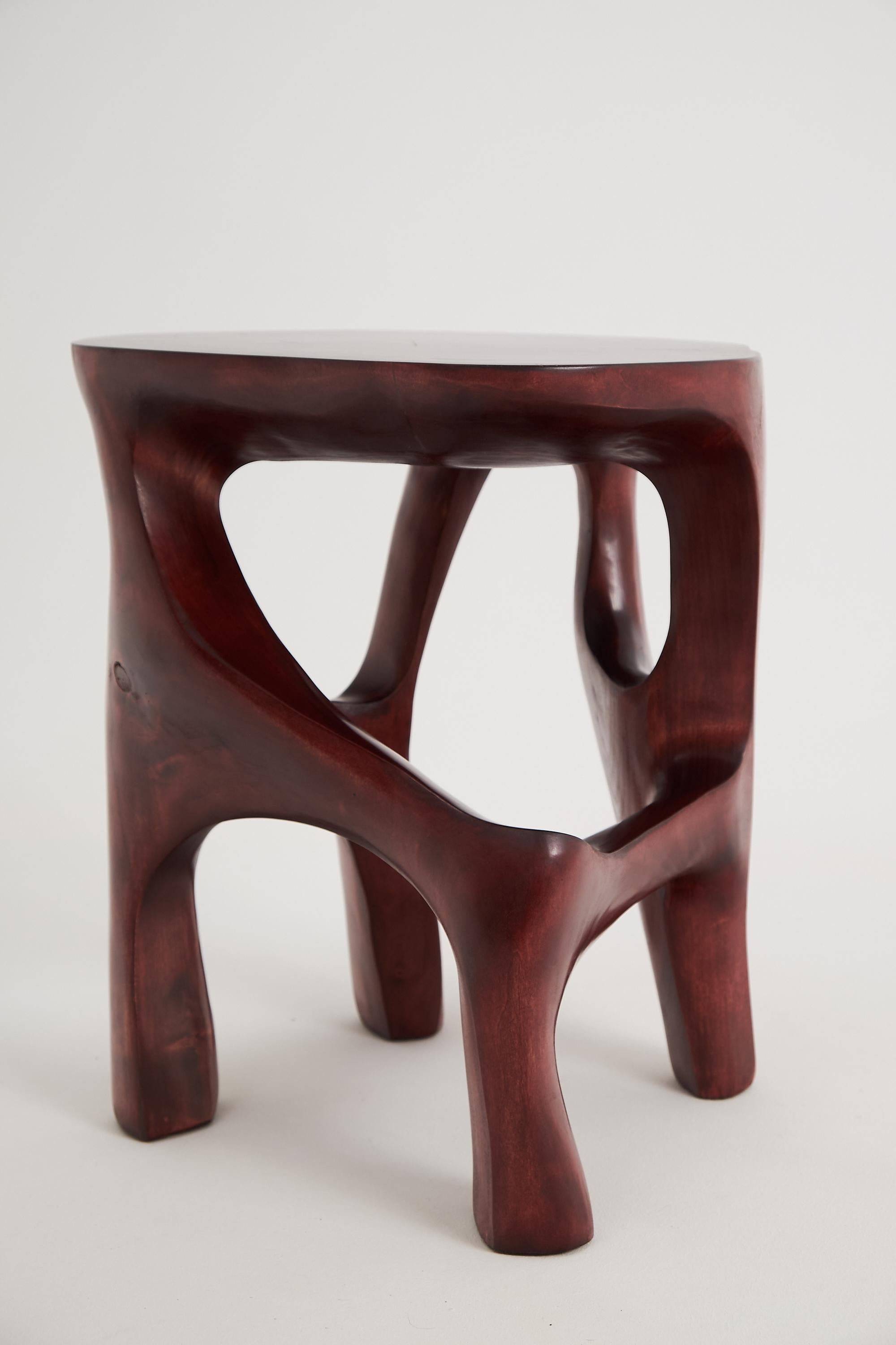 Croato Logniture, Lato scultoreo in legno massiccio, originale 1/1, legno rosso in vendita