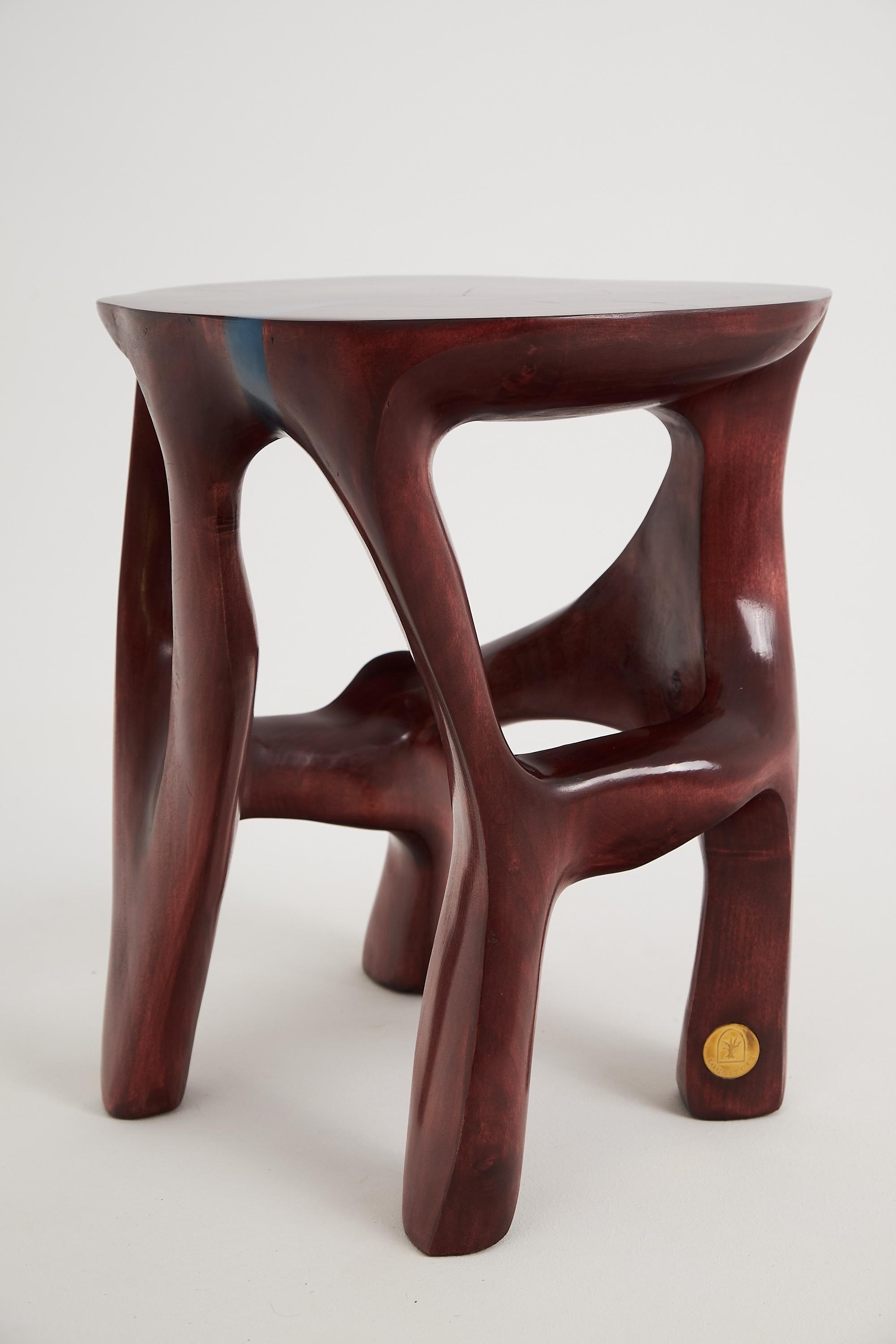 Logniture, Lato scultoreo in legno massiccio, originale 1/1, legno rosso in vendita 2