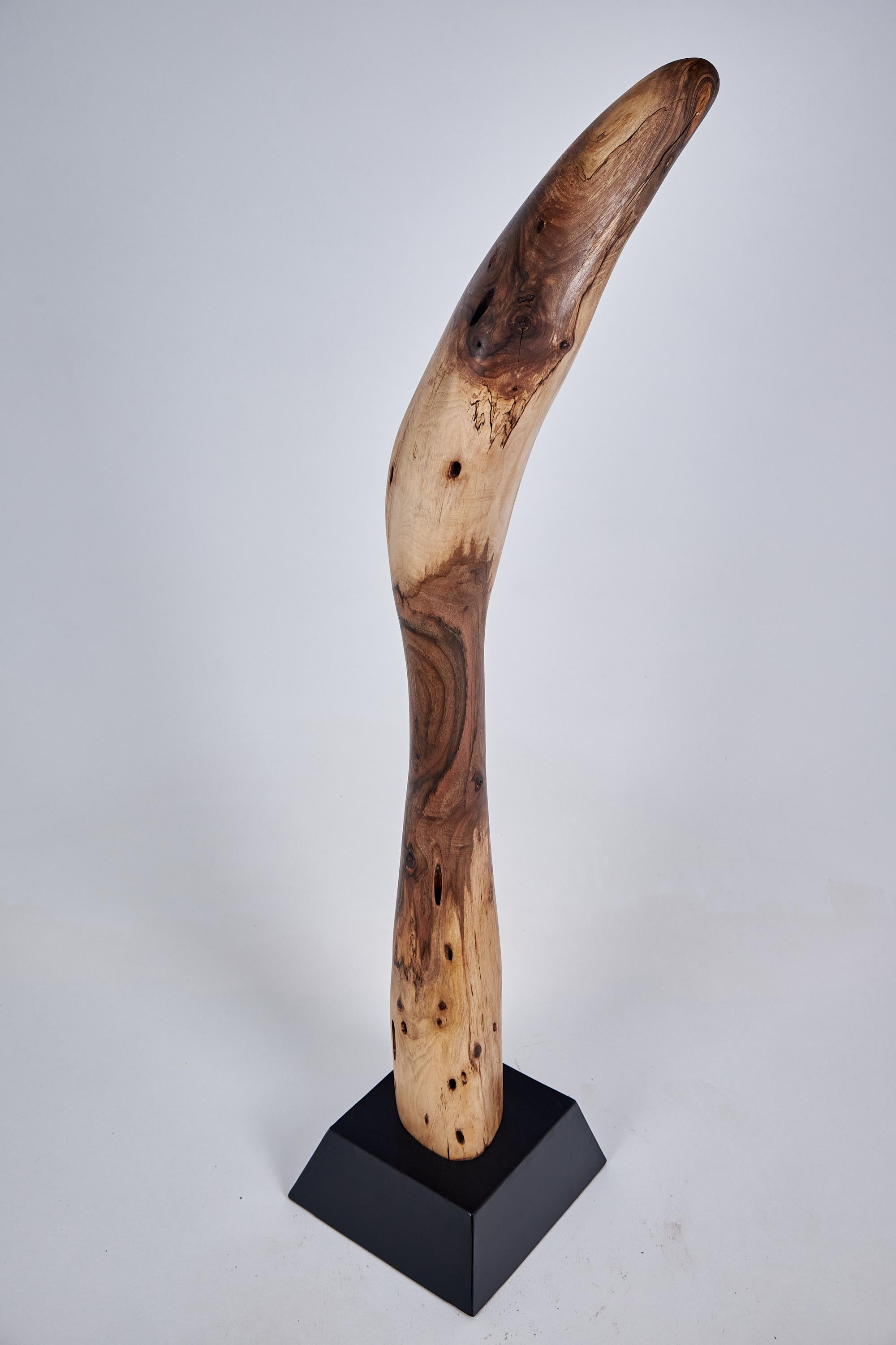 Logniture, Still Stand Abstract Wood Sculpture, Chainsaw Carved, Walnut In New Condition For Sale In Stara Gradiška, HR