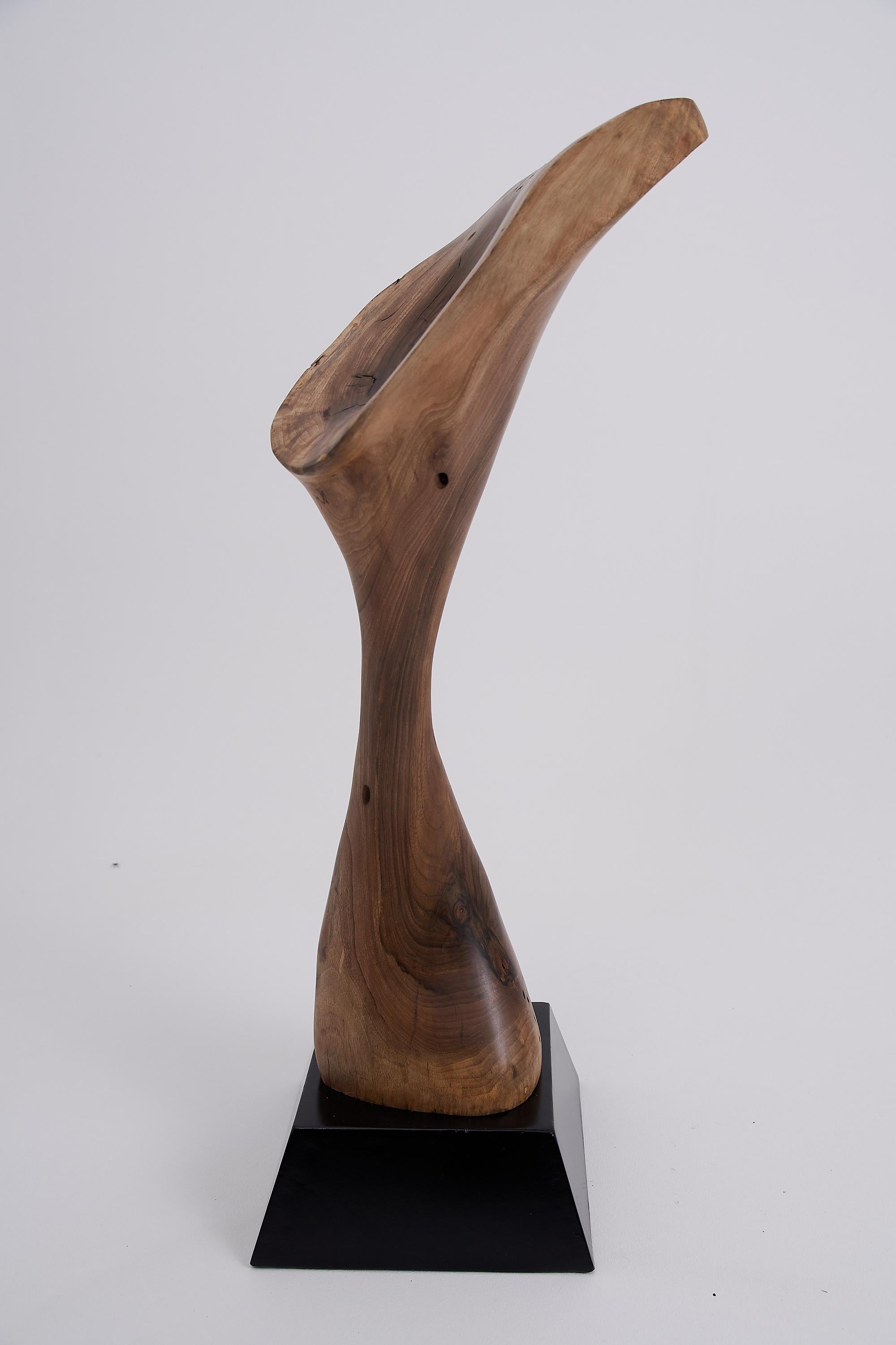 Logniture, Still Stand Abstract Wood Sculpture, Chainsaw Carved, Walnut In New Condition For Sale In Stara Gradiška, HR