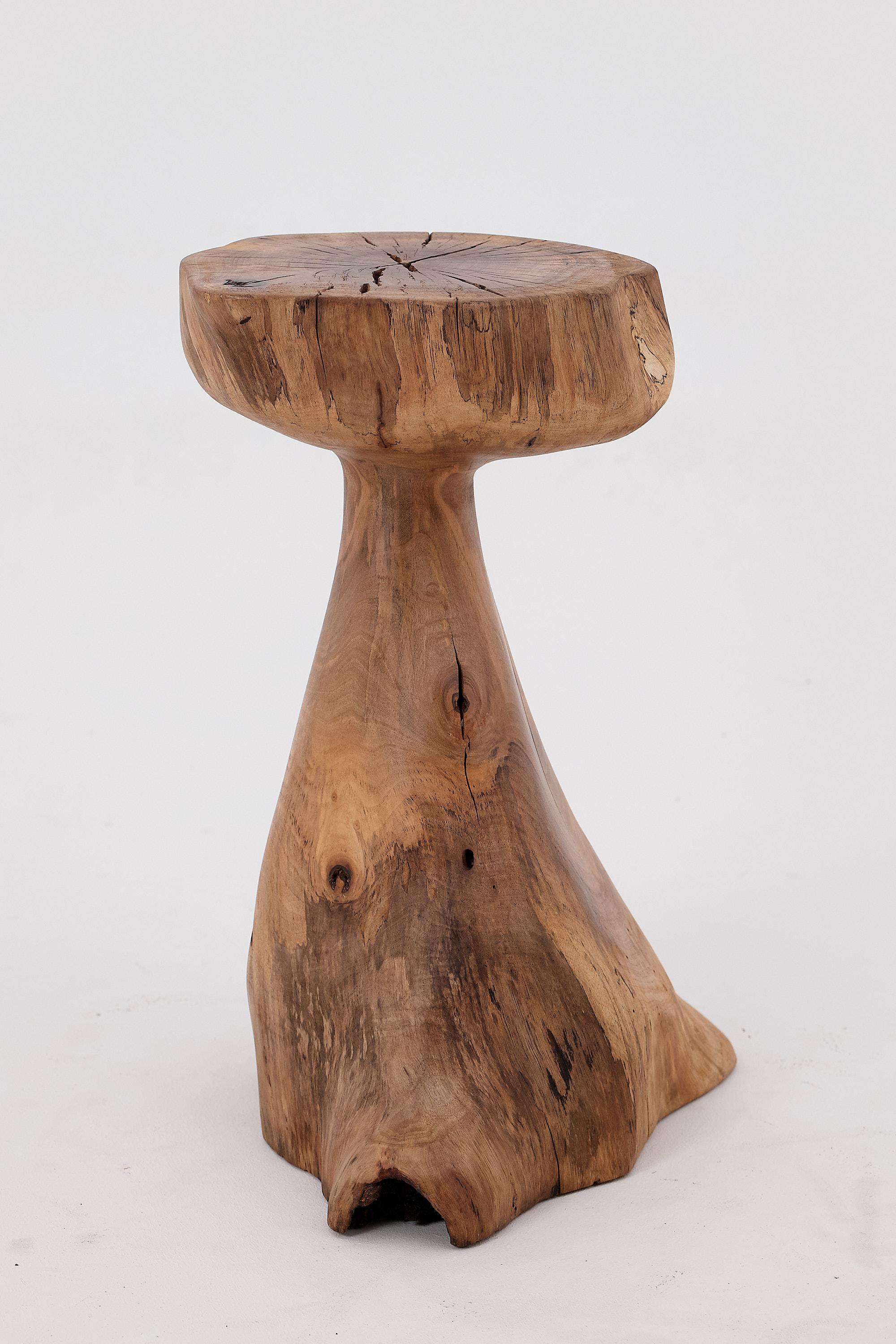 Logniture, table d'appoint sculpturale en bois massif de noyer, design contemporain original Neuf - En vente à Stara Gradiška, HR