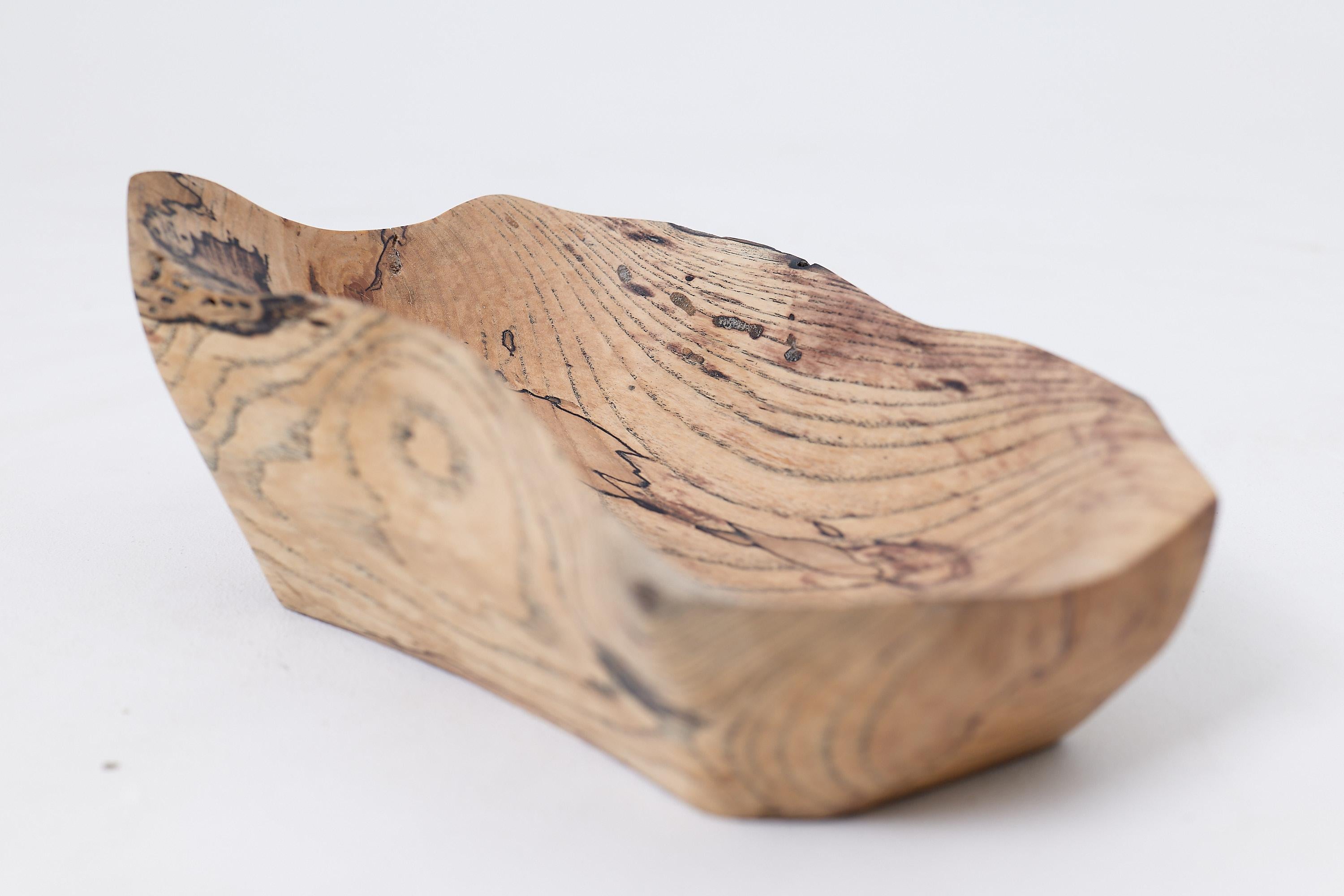 Logniture, Wooden Bowl, Handmade, Carved, Unique For Sale 5