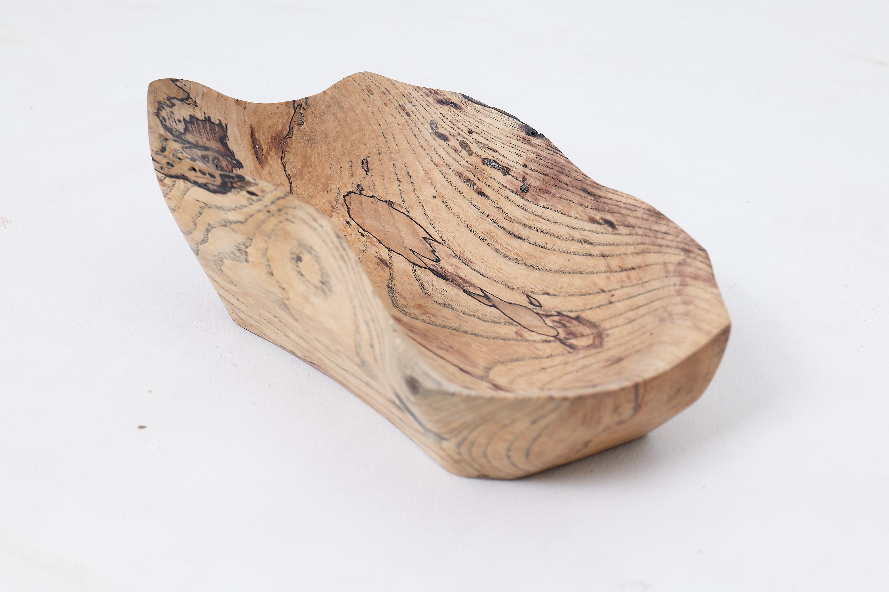 Logniture, Wooden Bowl, Handmade, Carved, Unique For Sale 6