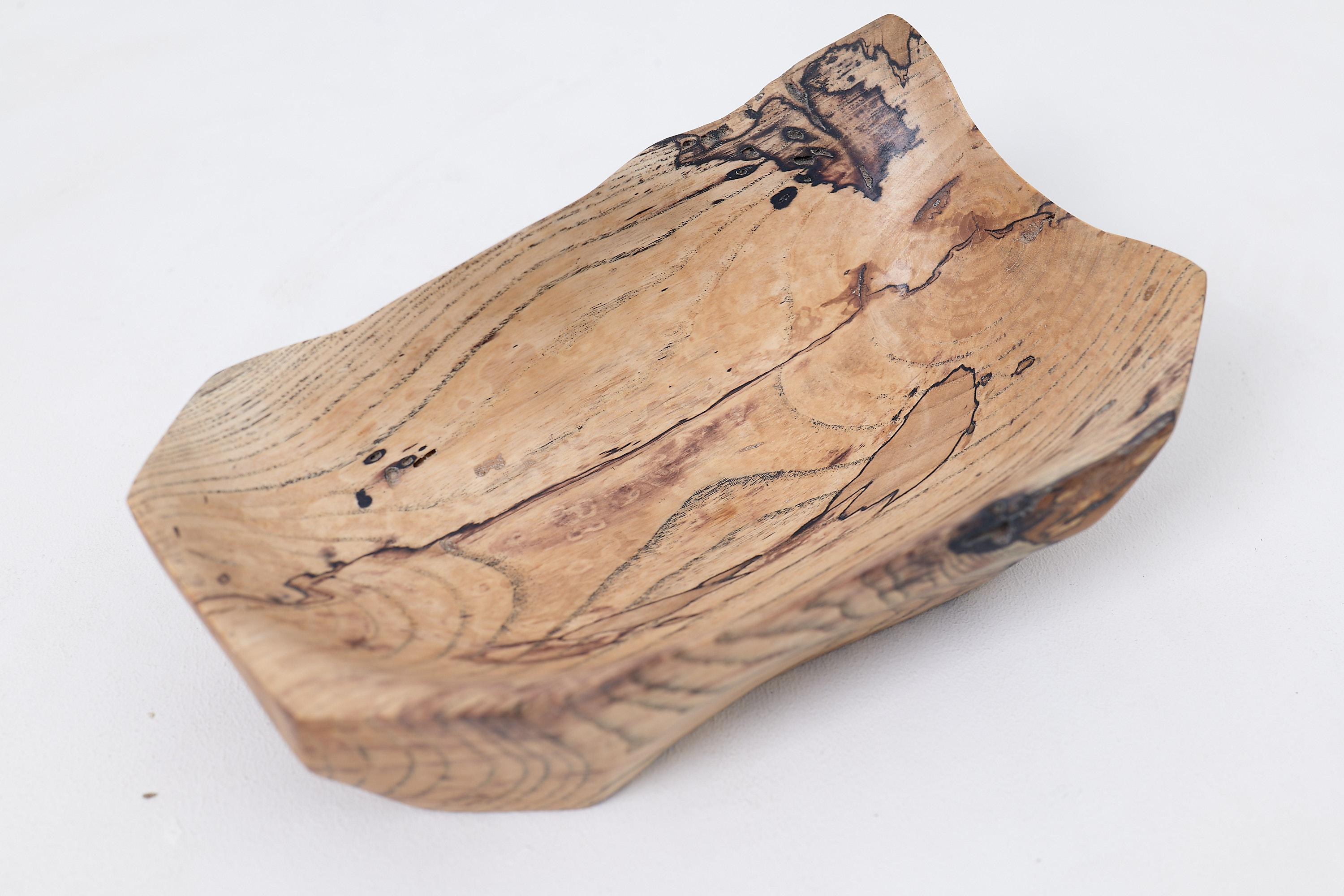 Croatian Logniture, Wooden Bowl, Handmade, Carved, Unique For Sale