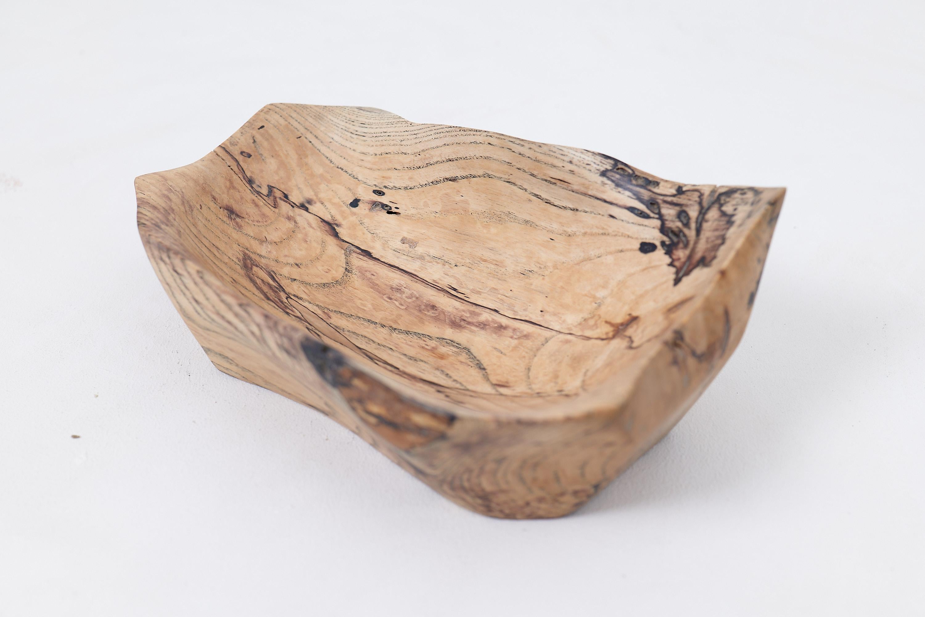 Logniture, Wooden Bowl, Handmade, Carved, Unique For Sale 1