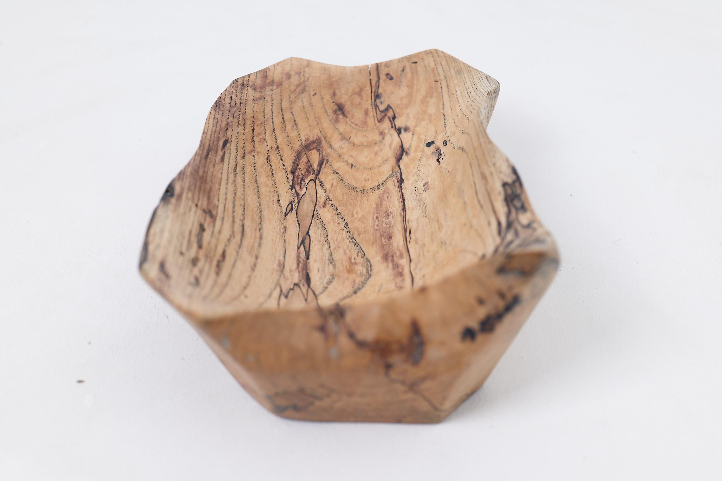 Logniture, Wooden Bowl, Handmade, Carved, Unique For Sale 2