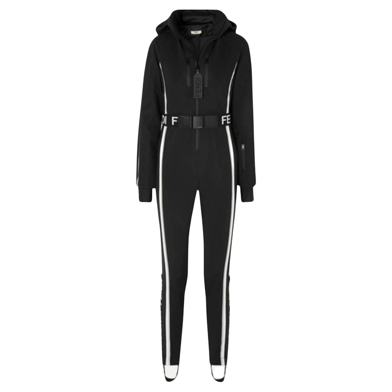 Tuta da sci Logo Fendi / costume intero da sci