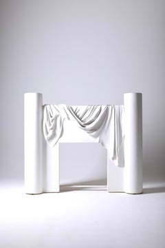 Loic Beuchet's plaster fireplace.