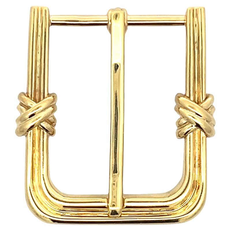 Gold Buckle Raptors Vintage Tiffany and Co Rounded Belt Buckle 14k Gold For Sale at 1stDibs ...