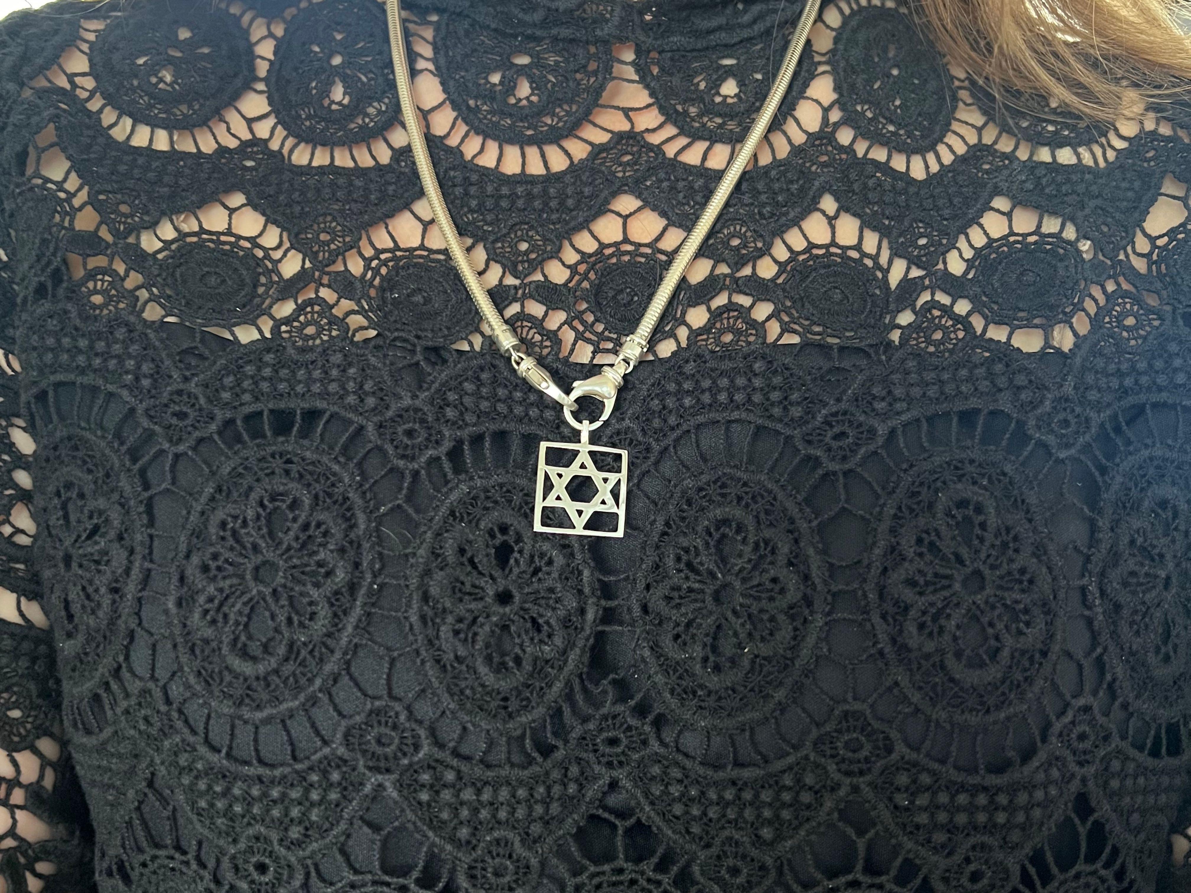 da uomo o donna Stella di David in argento sterling di Lois D. A. Design in vendita