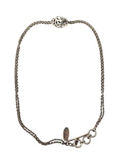 Lois Hill Sterling Silver Barrel Pendant Necklace #21609