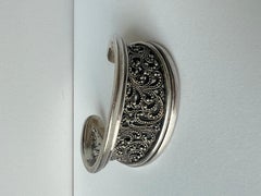 Lois Hill Sterling Silver Caviar Bangle
