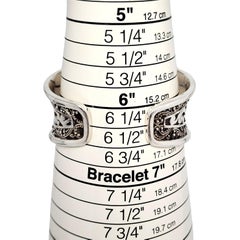 Lois Hill Bracelet manchette à volutes en argent sterling