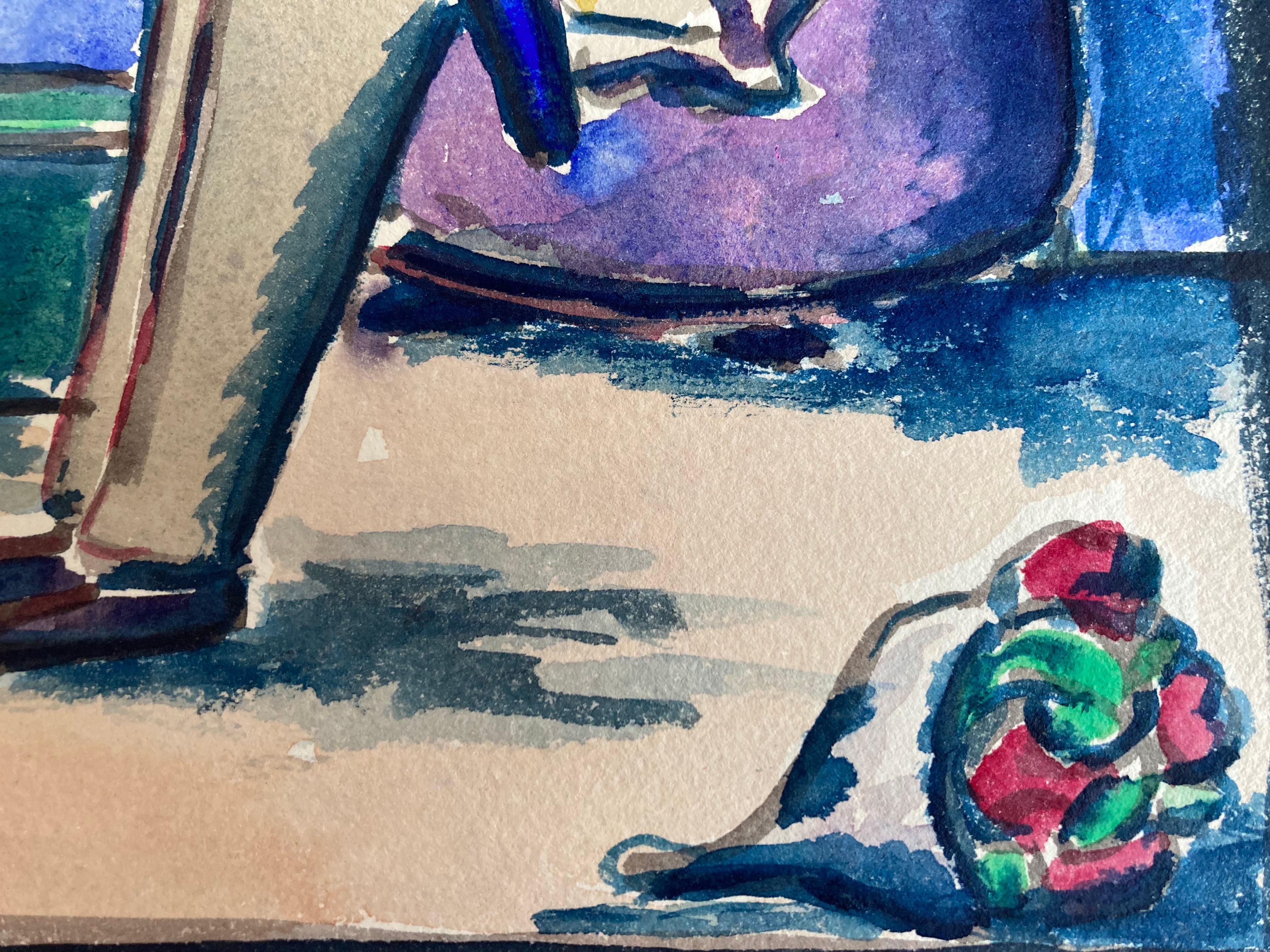 LOÏS HUTTON (1893-1972), « Les amants », 11 janvier 1920, Gouache sur papier. Datée au dos. H : 23 L : 28 cm

Envoi rapide et sécurisé dans le monde entier.

Loïs Hutton est avant tout la figure emblématique des danseurs de l’entre-deux guerres.