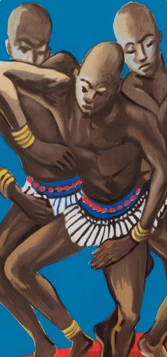 Composition, Poems of Léopold Sédar Senghor, Lois Mailou Jones