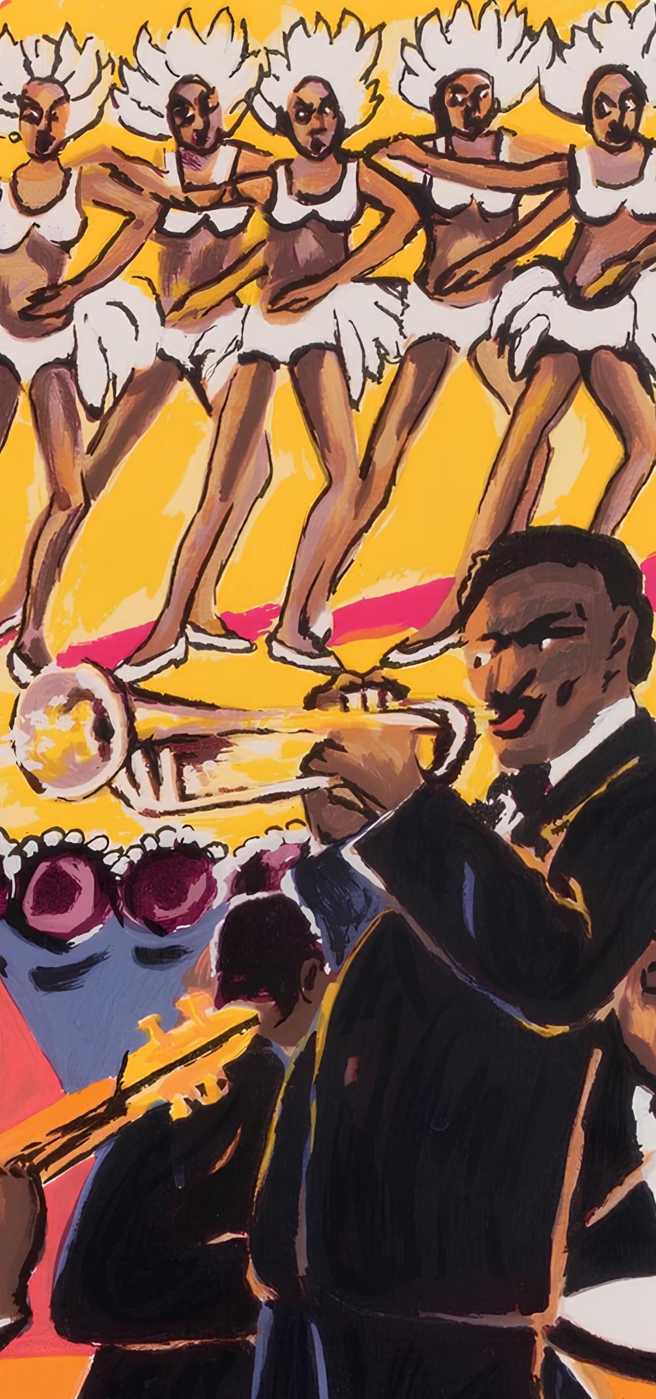 Composición, Poemas de Léopold Sédar Senghor, Lois Mailou Jones en venta 1