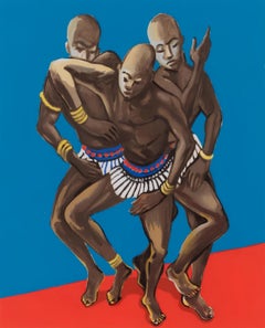 Composition, Poems of Léopold Sédar Senghor, Lois Mailou Jones