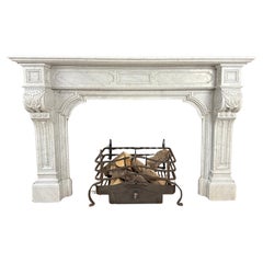 Lois Xv Magnificent Rich Used Marble Mantelpiece