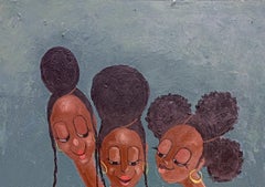 Good News - 21° secolo, Contemporaneo, Ritratto neo-figurativo, Donne, Africa
