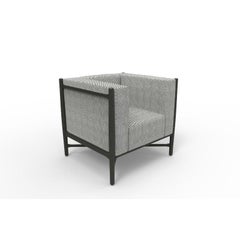 Loka Armchair Novum Pepper Black Lacquered by Colé Italia