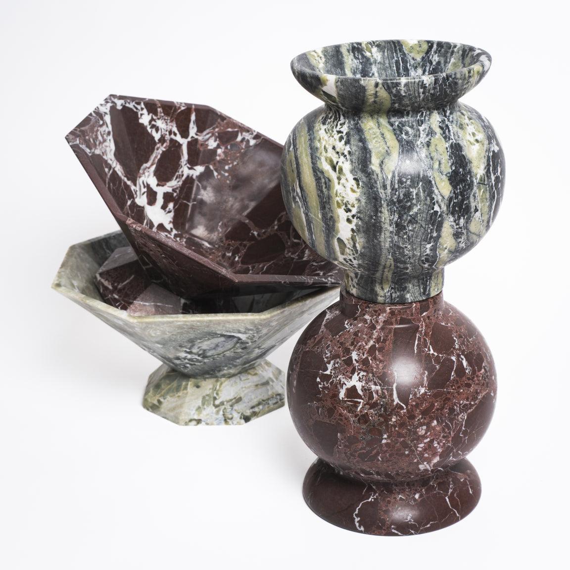 Marble Loki Orb Vase For Sale