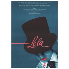 Vintage "Lola" 1982 Czech A3 Film Poster