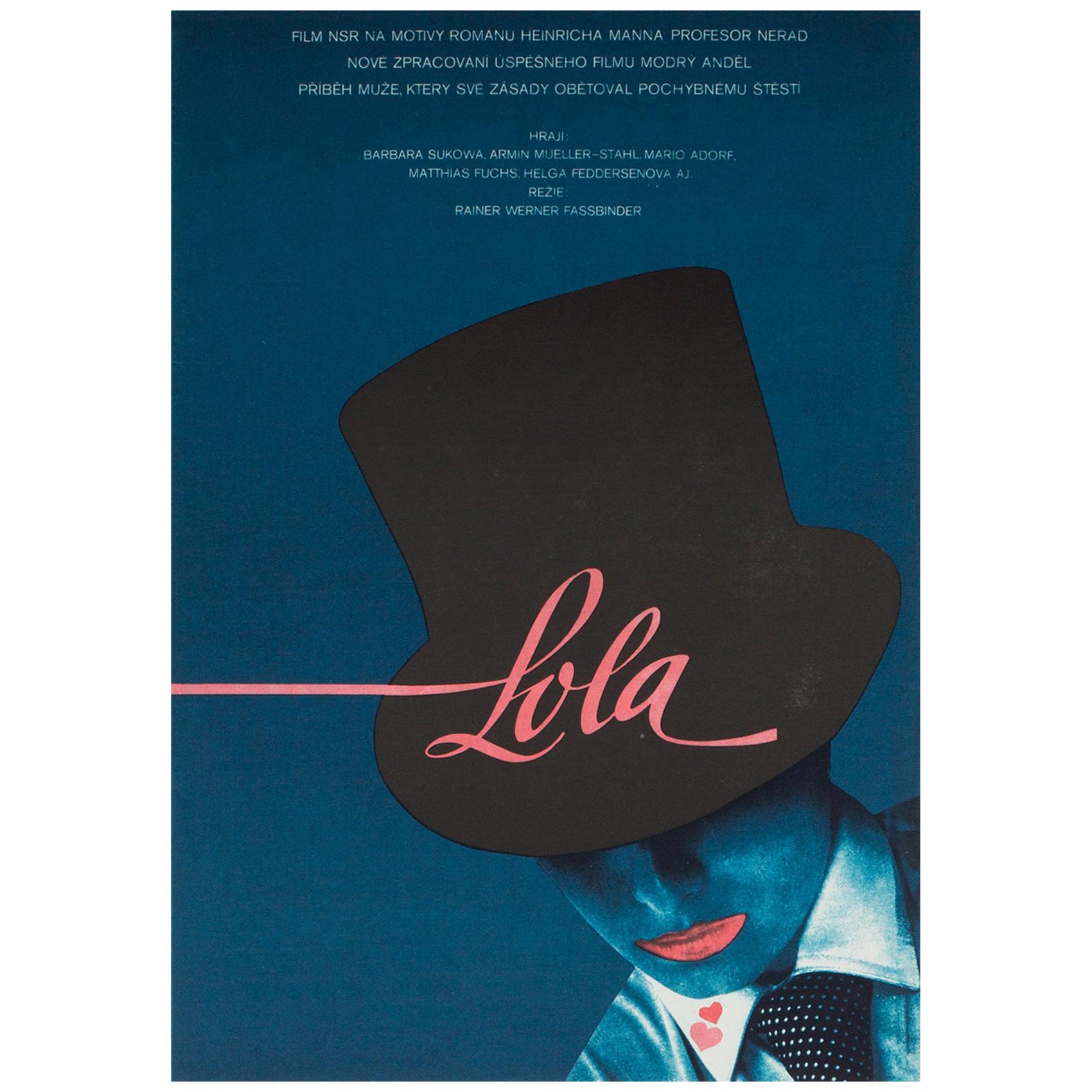 "Lola" 1983 Czech A3 Film Poster, Seccik For Sale