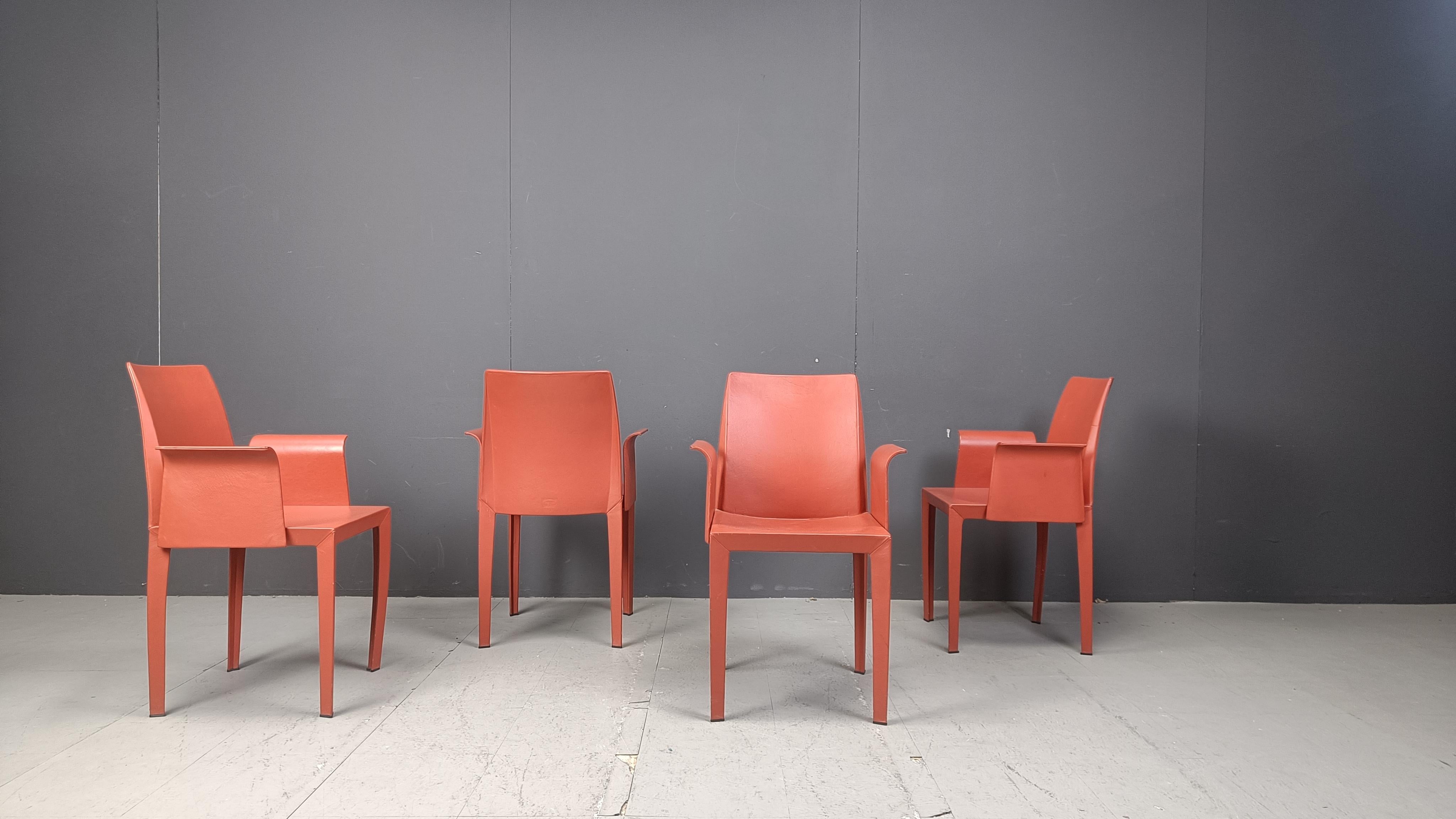 Lola chairs by Pierluigi Cerri for Poltrona Frau, 2000s 4