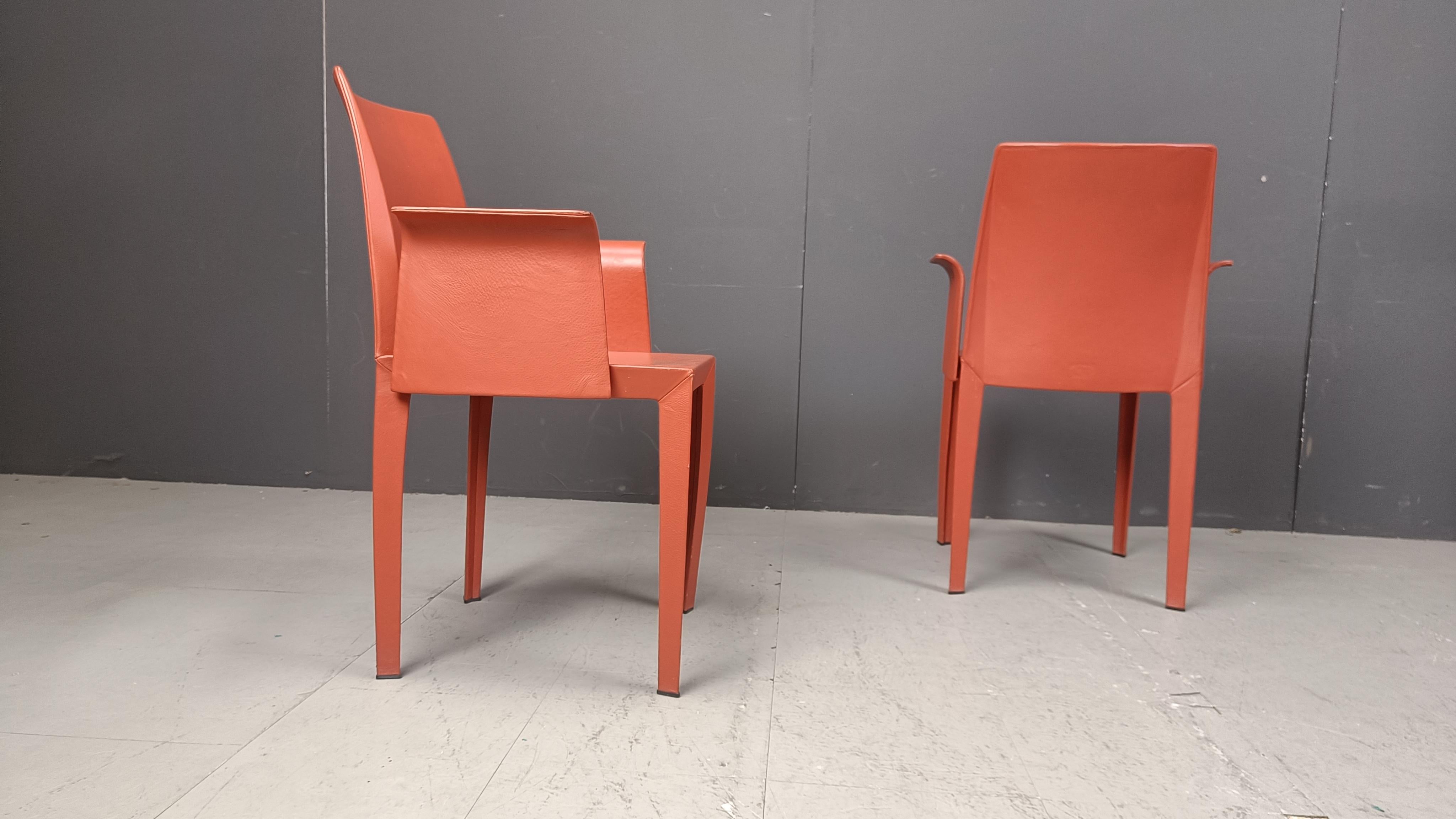 Lola chairs by Pierluigi Cerri for Poltrona Frau, 2000s 5