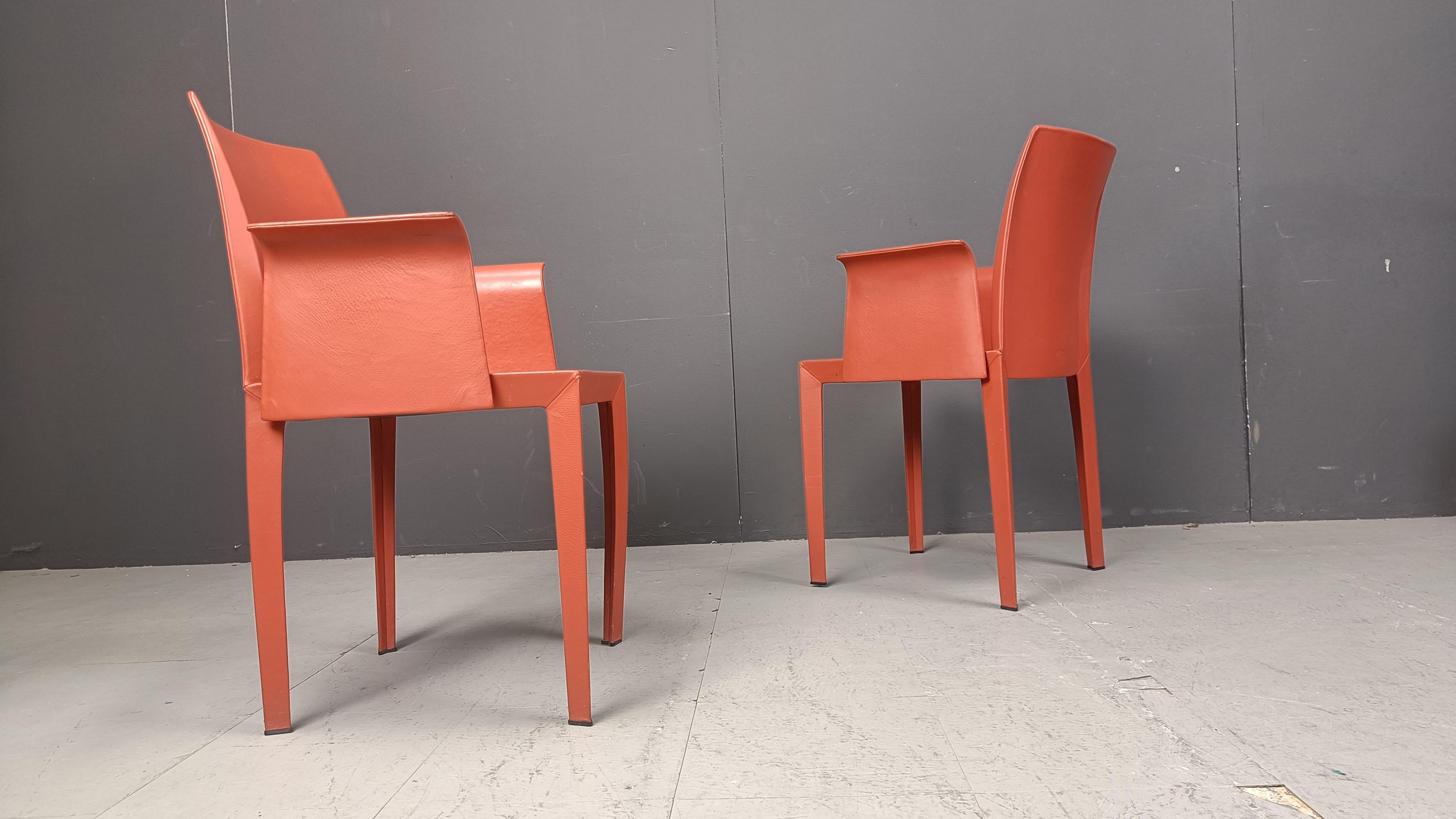 Lola chairs by Pierluigi Cerri for Poltrona Frau, 2000s 6