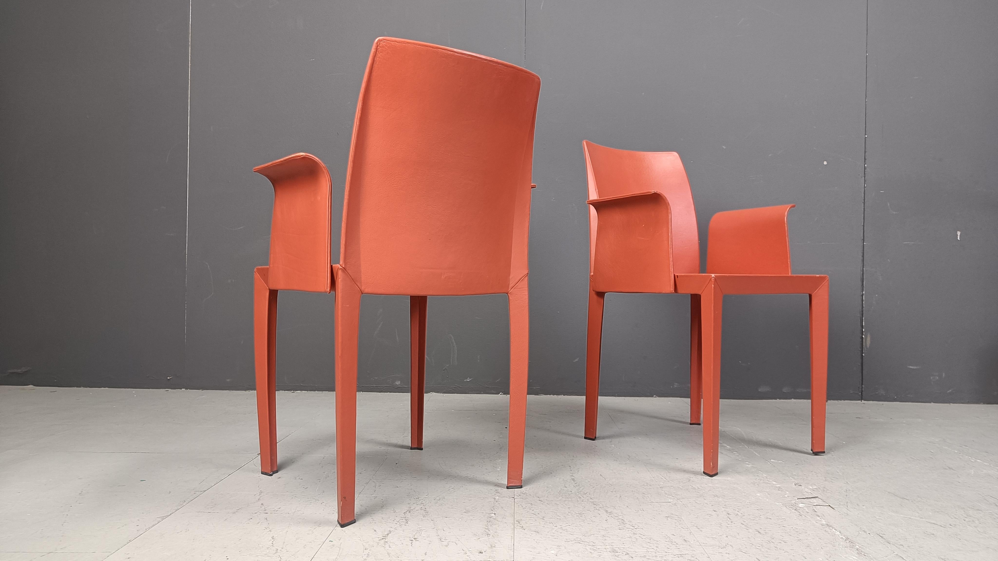 Lola chairs by Pierluigi Cerri for Poltrona Frau, 2000s 7