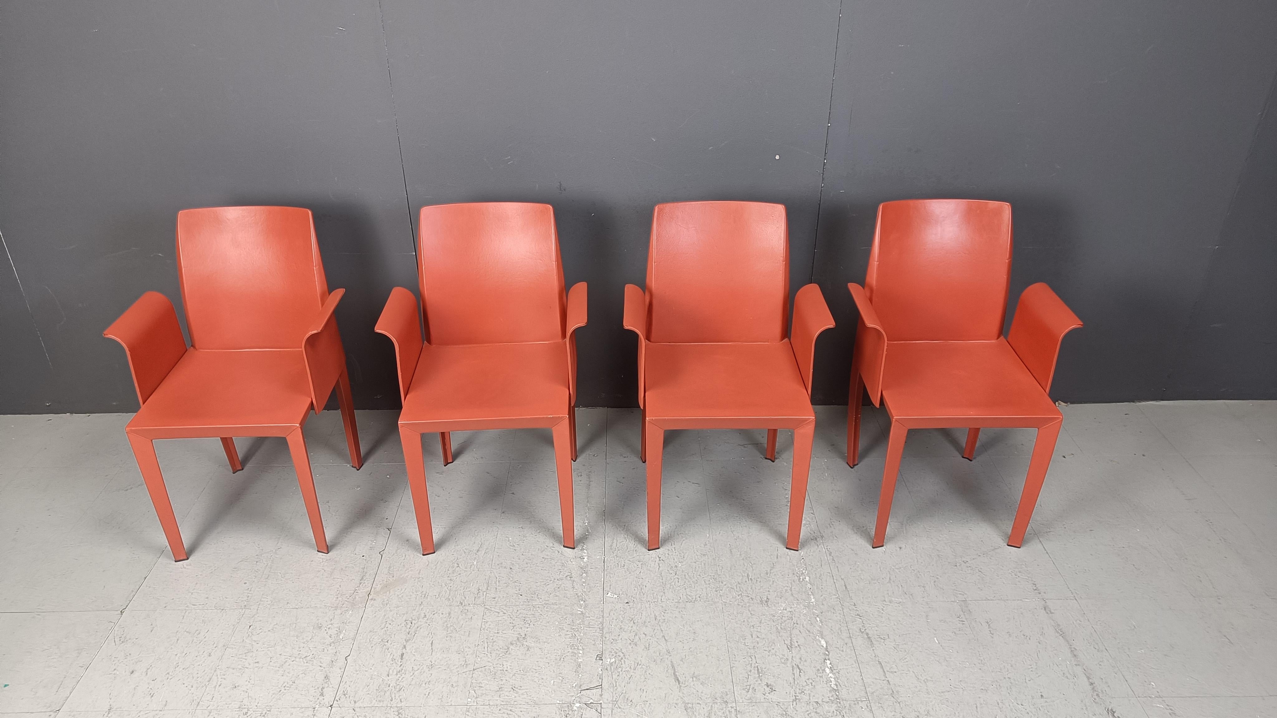 Post-Modern Lola chairs by Pierluigi Cerri for Poltrona Frau, 2000s
