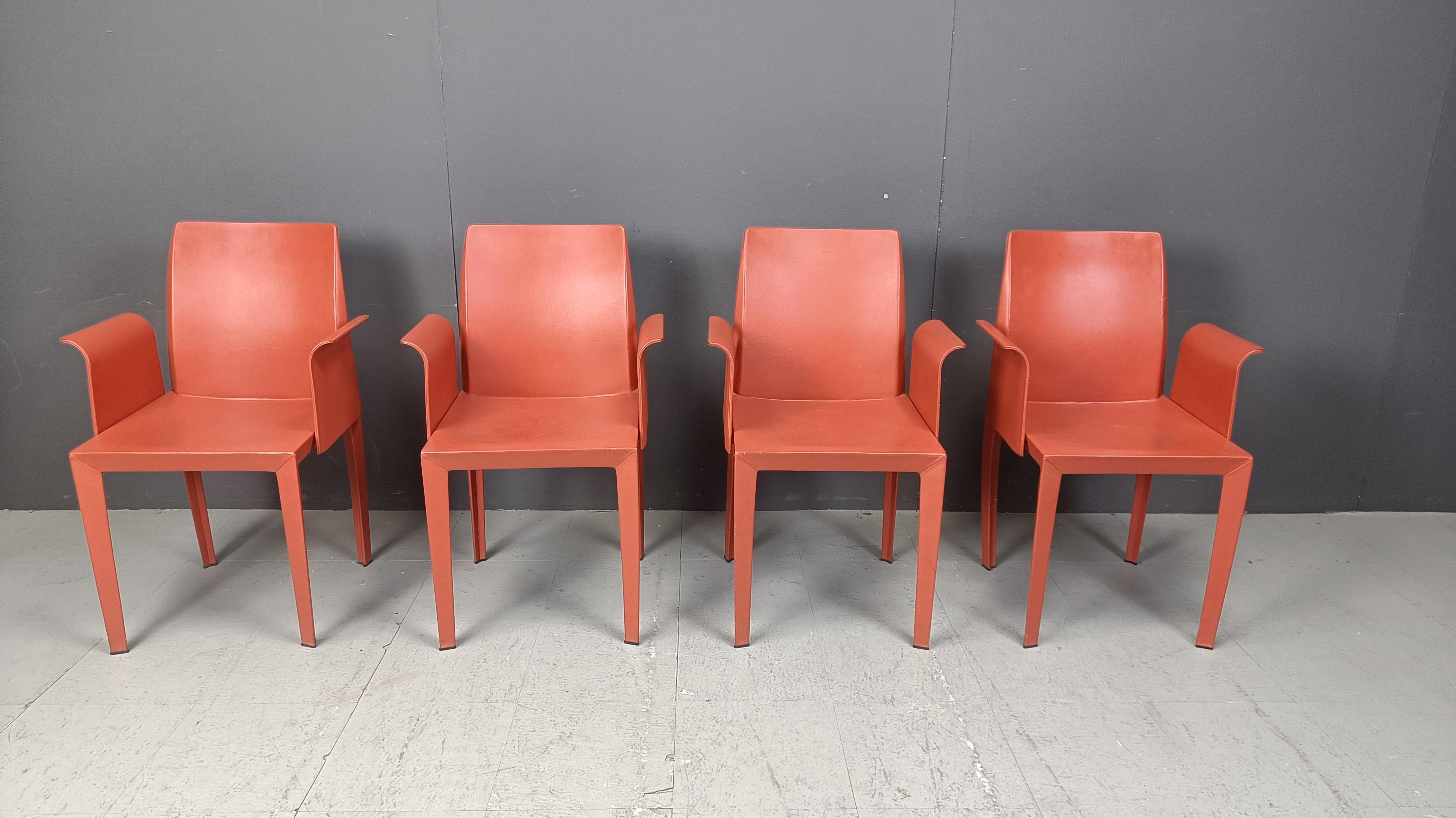 Lola chairs by Pierluigi Cerri for Poltrona Frau, 2000s In Good Condition In Leuven, Vlaams Gewest