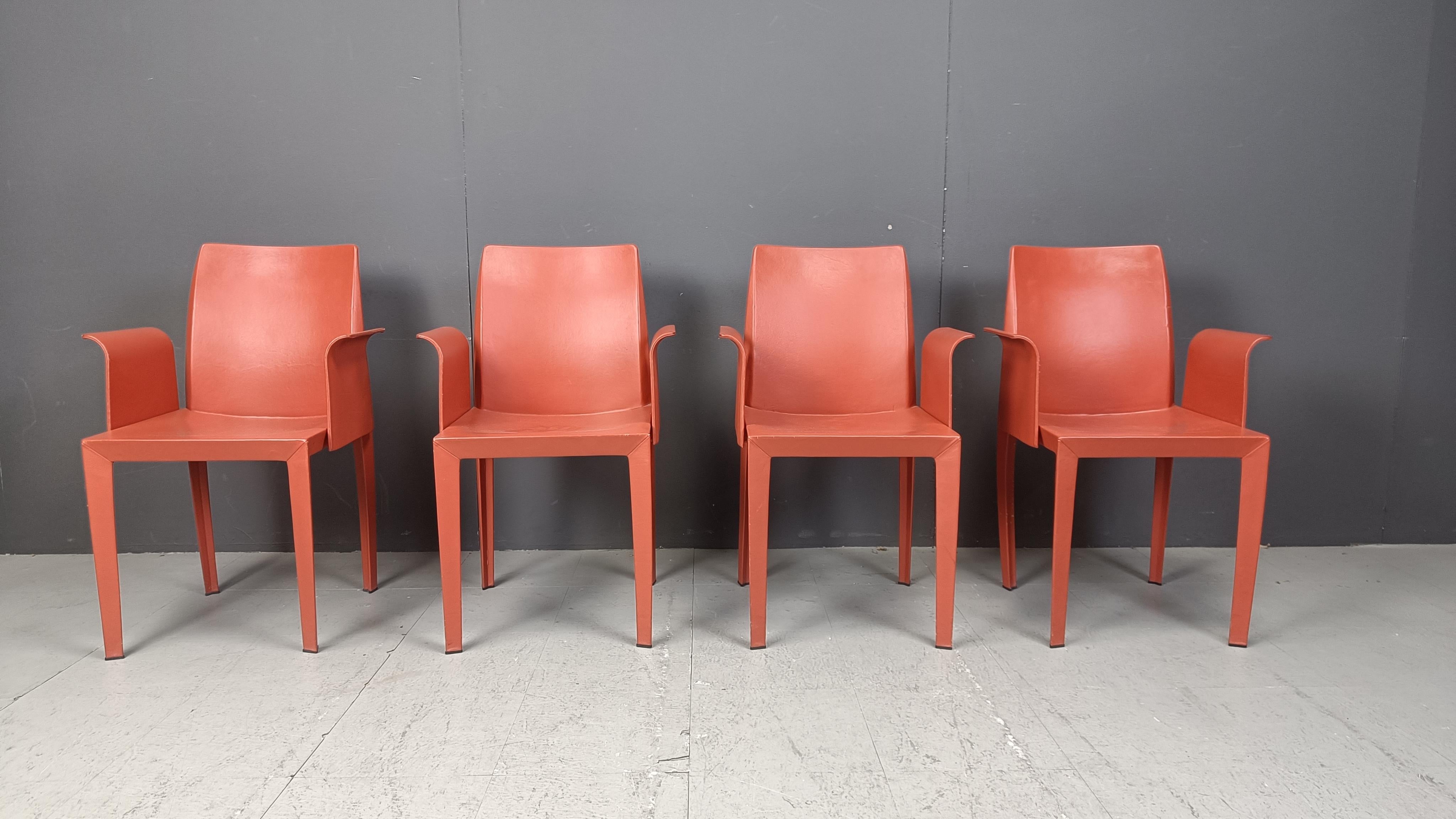 Contemporary Lola chairs by Pierluigi Cerri for Poltrona Frau, 2000s
