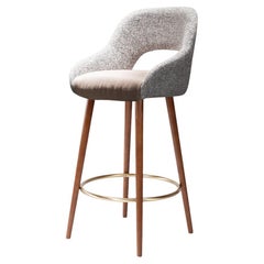Lola Counter Stool Brass footrest