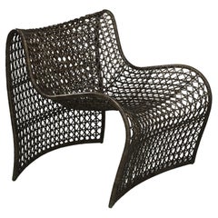 Lola Open Weave Leather Chair