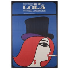 Lola Original Polish Film Poster, Maciej Hibner, 1967