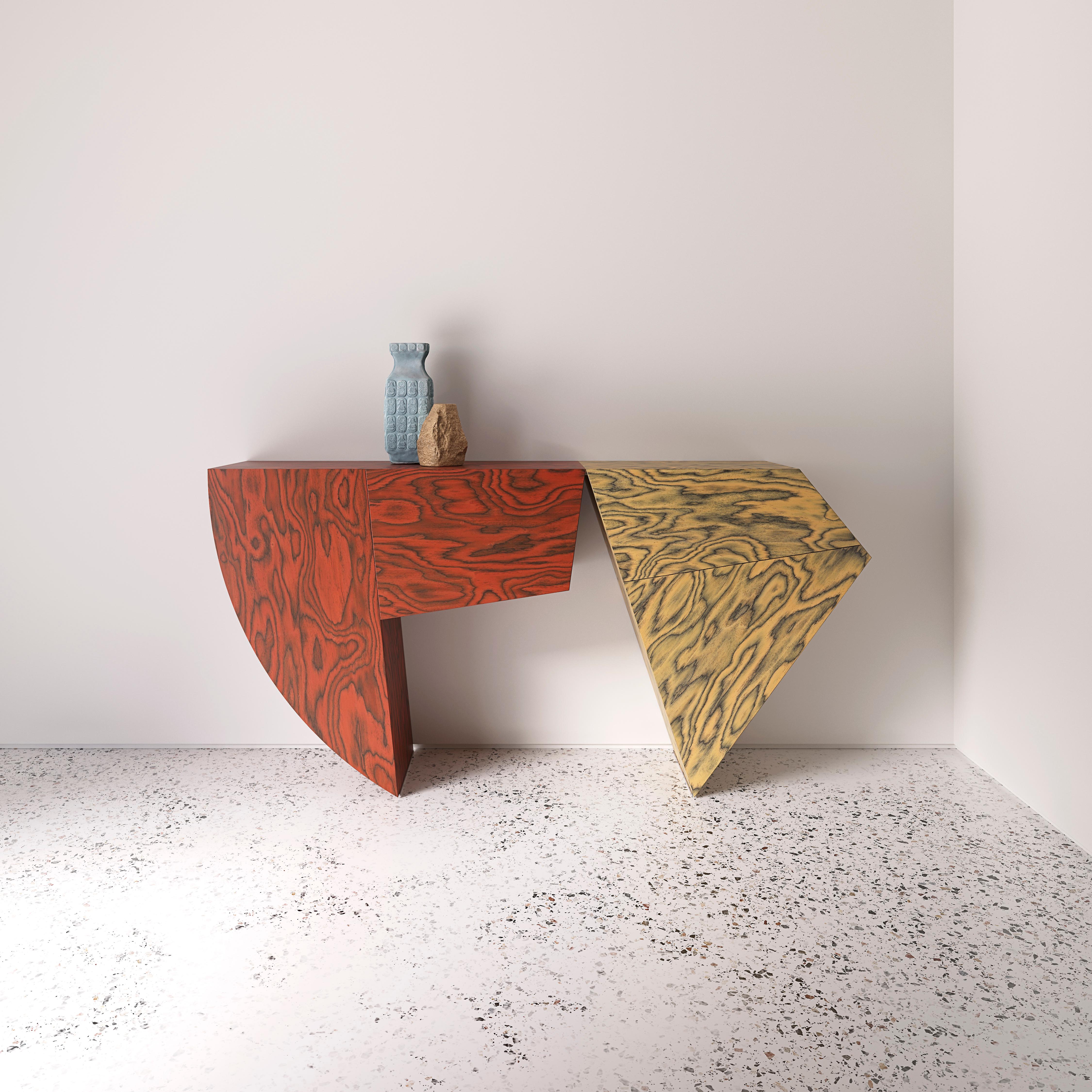 Buffet sculptural en bois courbé Lola de Sebastiano Bottos en vente 6