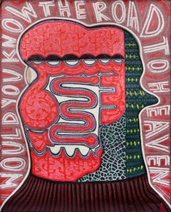 Zeitgenössische georgische Kunst von Lola Sergounine - Road to Heaven