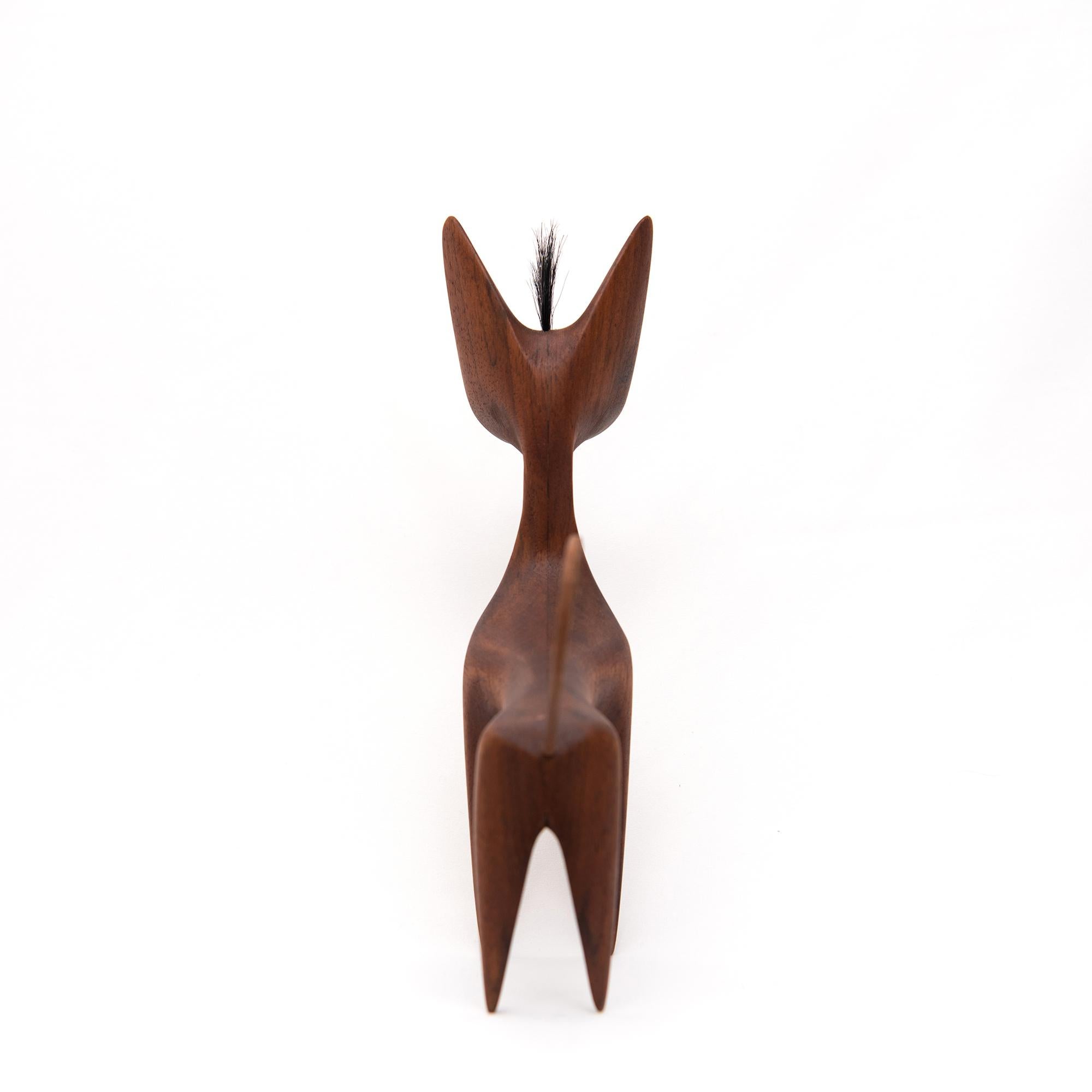 Lola by Design VA . Xoloitzcuintle Wood Sculpture In New Condition For Sale In Brooklyn, NY