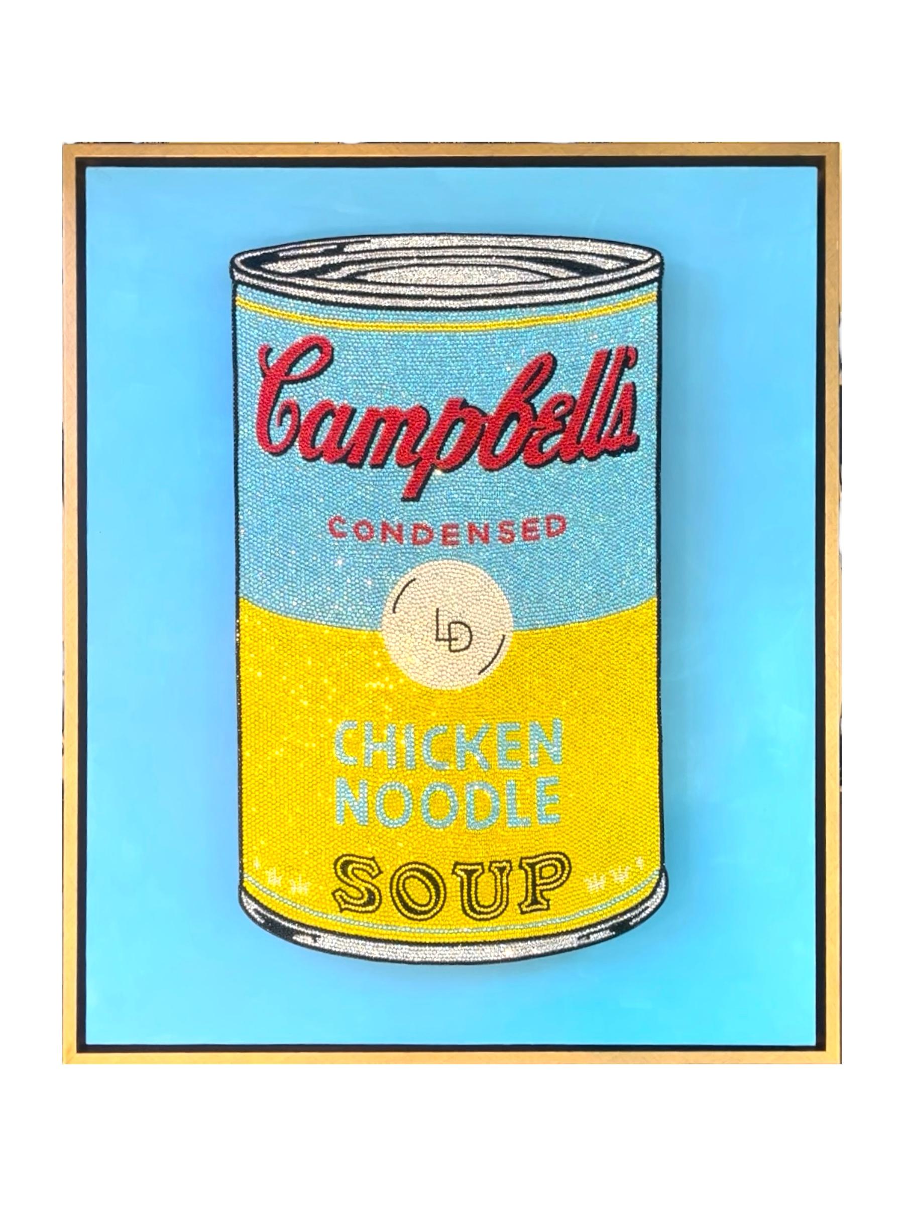 Tagliatelle di pollo - Mixed Media Art di Loli DiSanto