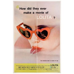 Lolita 1962 U.S. One Sheet Film Poster