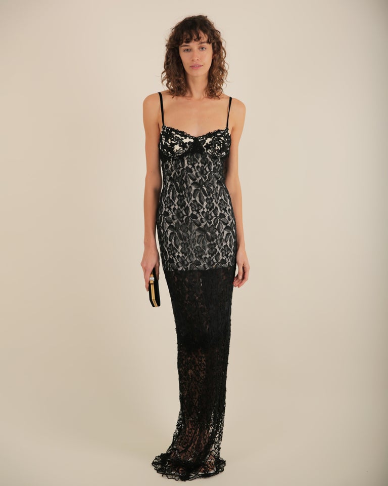 sheer black lolita dress LEMPICKA MAXI SLIP Whether youre attending a gothic Ainclu Womens Classic Black Layered