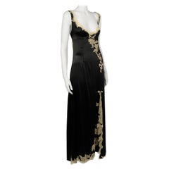 Lolita Lempicka - Abito da sera aperto con bordi in pizzo, Autunno-Inverno 1998