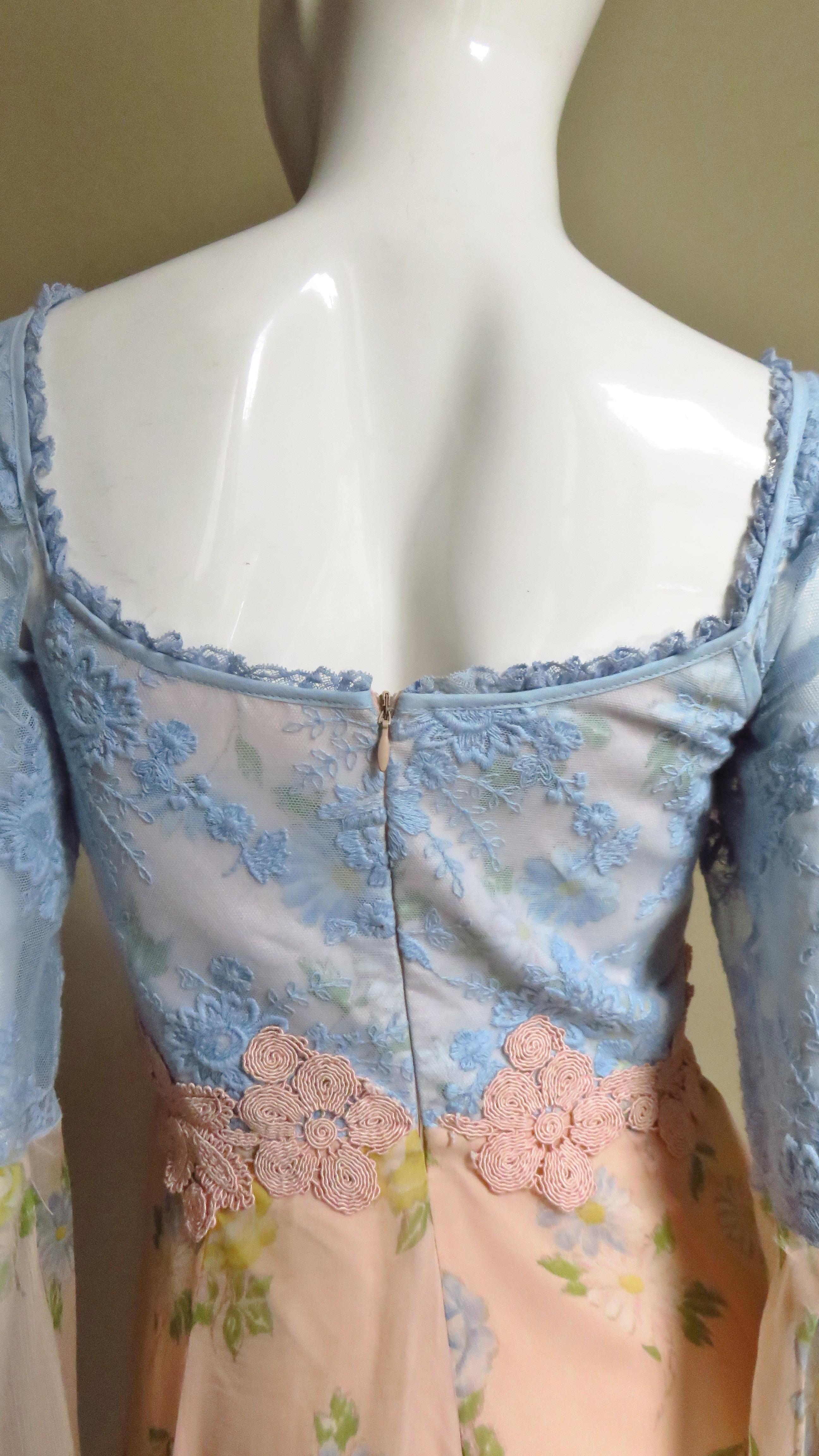 Lolita Lempicka Silk Dress with Lace 5