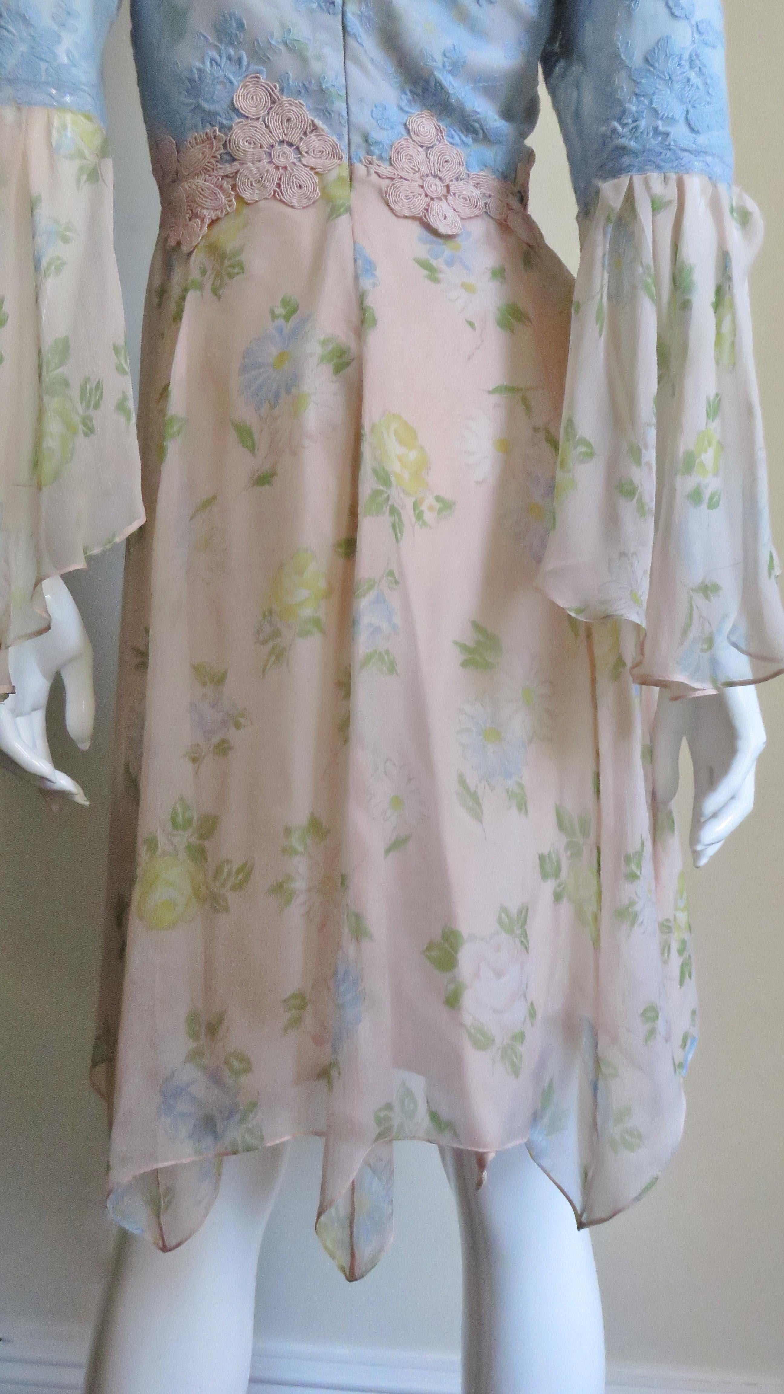 Lolita Lempicka Silk Dress with Lace 6