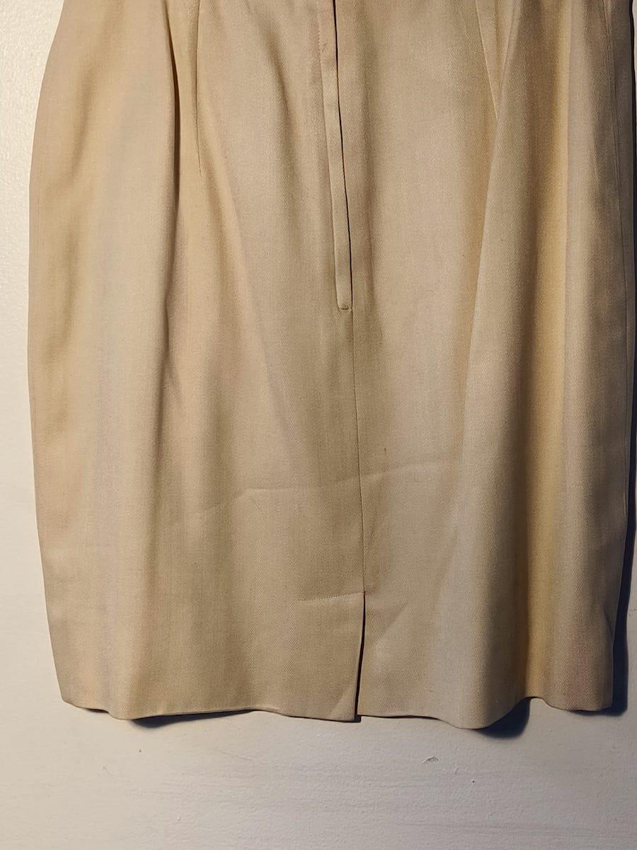 Lolita Lempicka Vintage-Blazer in Creme mit Goldknöpfen, Frankreich, 1990er Jahre im Angebot 10